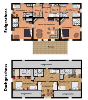 + Gemütliches Haus, 7 Schlafzimmer, 7 Bäder + - 9