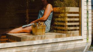 Tinyhouse direkt am See Angeln Ruderboot SUP Spa Sauna und Hot Tub - 4