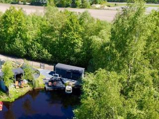 Schlaffass Natursee-Chalet mit Sanitärfass,Hot Tub,Sauna,Jacuzzi,angeln - 5