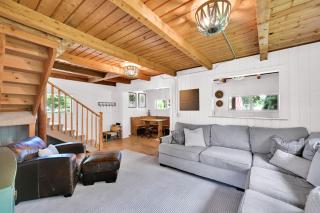 Lake Front Retreat Cabin King Suite Bunk Loft View - 8
