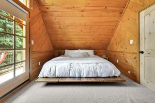 Lake Front Retreat Cabin King Suite Bunk Loft View - 6