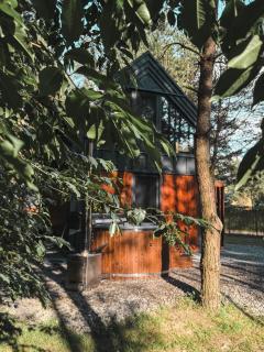 LABA PARK CHAŃCZA DOMEK nad zalewem, nowoczesny domek w lesie z opcją balii jacuzzi, ANTRESOLA - 0