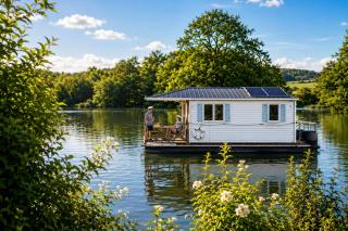 Cottage flottant Bohème option spa vue Canal - 0