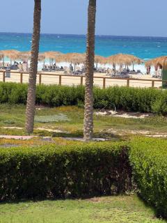 فيلا صف اول البحر الساحل الشمالي امواج - 0