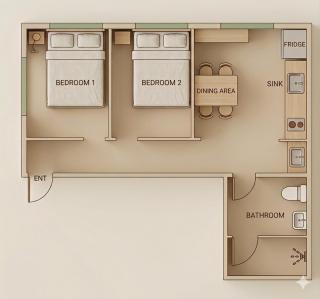 Stay Nook Jongno Full-Floor 2-Bedroom Apartments near Gwangjang Market - 1