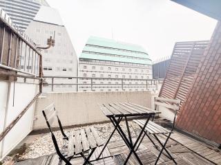 Shinjuku Center新宿中心! !Shinjuku Kabukicho! 3min walk! JR 新宿!地铁站步行3分 !新宿歌舞伎!阳光的超大阳台 俯瞰明大街街景!著名连锁大型公寓!一层24小时保安常驻6X5 - 0