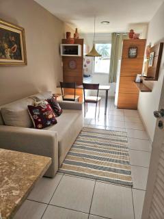Apartmento quarto, sala e cozinha a beira mar - 0