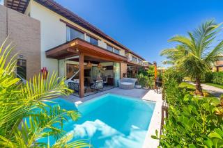 Lindo bangalô com piscina e hidromassagem em Imbassaí - Casa I04 - 6