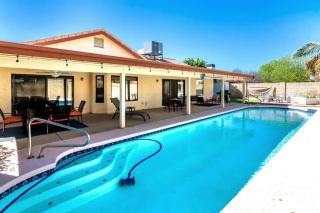 Sunny Oasis 4BR Pool Home with Game Room - 0