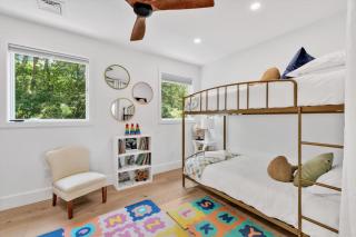 New Woodland Escape Walk To Beach and Bike Path 6 Sleeping Areas Kids Play Room Bird Watching Tower Garage Spacious Living Children's Amenities Covered 3rd Floor Patio Enjoy Wildlife - 5