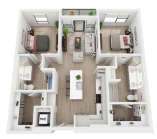 Downtown Luxury 2BD 2BA Pool Spa Pking Bowling - 5