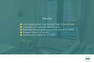 Charming 1 BDR in Renfrew - Sleeps 2 - Parking - 7