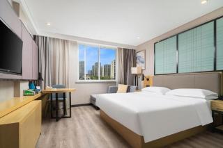 Echarm Hotel Yingshang High-speed Railway Station Wuzhou Wanhui Plaza - 8