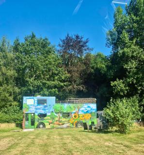 Delightful Converted Double Decker Bus with Hot Tub sleeps 4 - 8