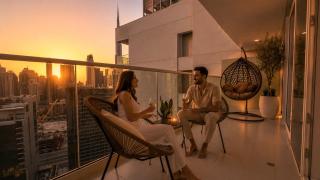 Reva Residence - Luxe 1BR with Burj Khalifa View - 0