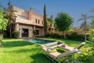 Villa Marrakech Piscine privée Vue sur Golf&Atlas - 2