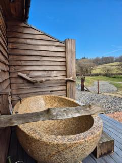 Birch Banc Retreats - Bedw Cabin, Enc outdoor area - 8
