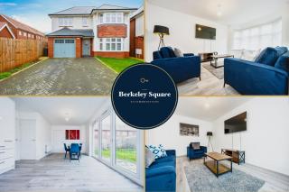 Spacious Luton 4BR Villa Sleeps 8 Free Parking - 0