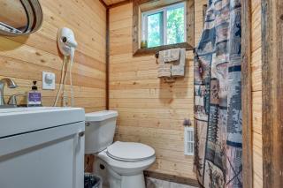 Tiny Home w/ Hot Tub & Mini Highland Cows! - 1