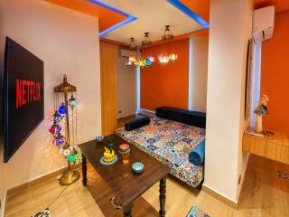 Zamalek Jacuzzi studio nile 1BD self check Moroccan design - 9