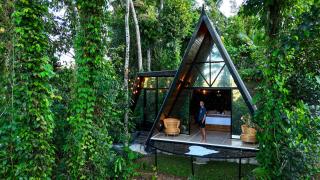 Delta Casa Ubud - A-Frame Jungle Retreat with Volcano View and Hot-Tubs - 6