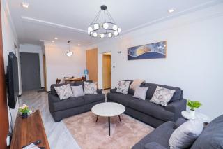 Elegant two bedroom apartment with swimming pool, fully equipped, gym, ample parking space, children play area and amazing scenic city views - 9