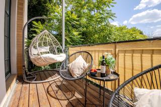 EDLER WOHNRAUM Design-Loft im Graphischen Viertel 2 Schlafzimmer mit Balkon, Miele-Kaffeevollautomat, Miele-Weinkühler, Klima, Lift, Tiefgarage & WLAN 266 Mbps - 5