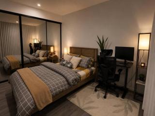 Furnished Luxury Modern Home, Near Airport, Ergonomic Workspace, Can customise - 4