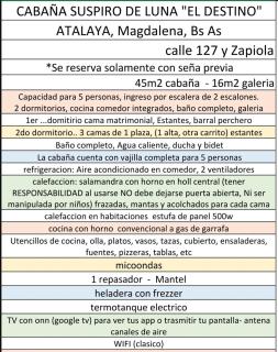 Suspiro de Luna Cabaña, El Destino - 1