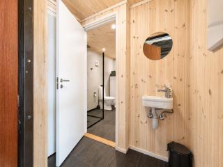Architect designed sleeping box in barn - 7
