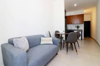 Acogedor departamento con balcon y alberca en roof - 6