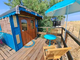 Tiny House Roulotte pleine campagne dans ferme biologique - 4