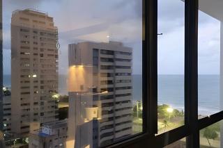 Flat vista para o mar | Piscina na cobertura do Prédio. - 1