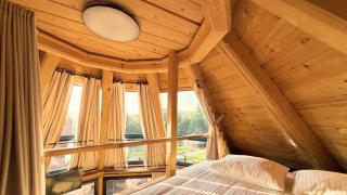 Osada Poli Koniaków - Panoramiczny Domek nr 1 z Prywatną Balią i Hydromasażem - 1