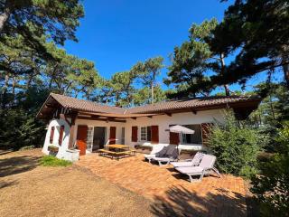 Villa Calme entre Océan et Lac - 8 Pers - 4 Ch - Terrasse - BBQ - Jardin - Biscarrosse Plage - FR-1-319-418 - 0