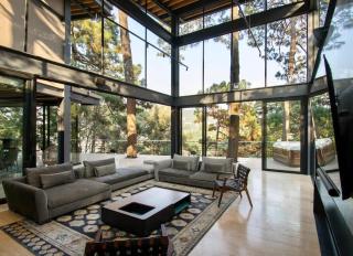 Architectural glass masterpiece villa in Avandaro Forest - 0