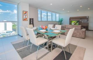 Bright 3BR Escape City Views Pool & Gym - 8