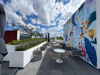 Roma-Condesa · Terraza privada + Queen · A/C - 3