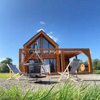 Polesie slow life, bez sąsiadów , nowoczesny domek z tarasem w pobliżu jezior i Poleskiego Parku Narodowego , sauna , jacuzzi, WiFi - 8