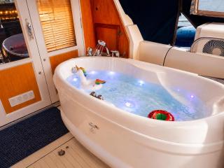 Escapade en Bateau terrasse mini spa option payante - 9