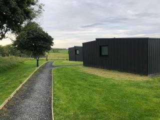 Luxury Glamping Cabin sleeping 4 People with Private Hot Tub and BBQ with views across the North Coast Ballycastle Pod 2 - 6