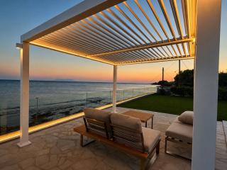Aegean Horizon Seafront Luxury Villa Plomari Garden Level - 0