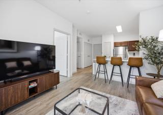 Solis Stay 1-King Bed Sofa Bed in Frisco with pool and gym access - 1