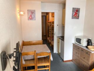 Studio familial avec balcon à Modane 18 m² vue montagne - 5