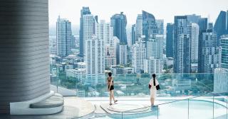 360 view 1BR Sky Pool City View BTS Thonglor - 7