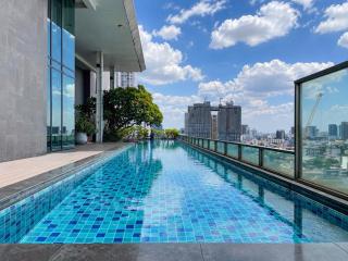 Stylish Thonglor Stay nearBTS l Saunaand Steam - 6