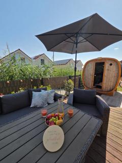 Ferienhaus SeeZeit direkt am Geiseltalsee mit Sauna und Fahrradgarage - Mücheln - 9