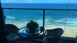 Apto flet, ideal para casais, frente mar, piscina aquecida, jacuze - 0
