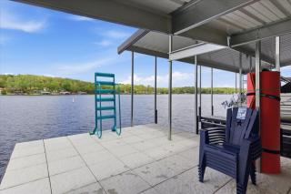 Lakefront Home w/ Private Dock, Boat Slip, Firepit & Sunset Views at MM5 - 5