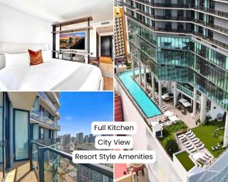 Miami 17th floor Studio w Kitchen City and Bay Views - 0